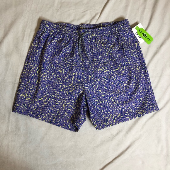 Purple Polyester Swim Trunks Size Small - Picture 1 of 5